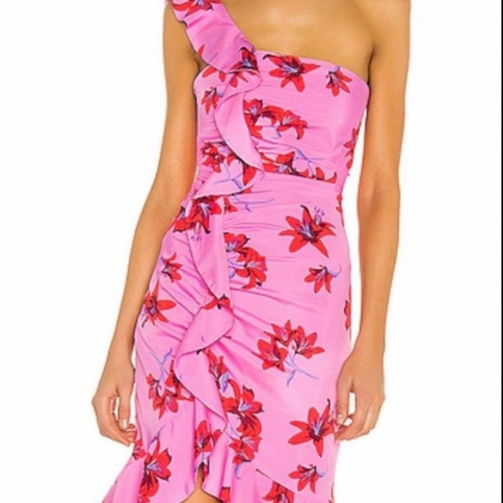 Likely Lois Dress in pink floral Size 4 NWT